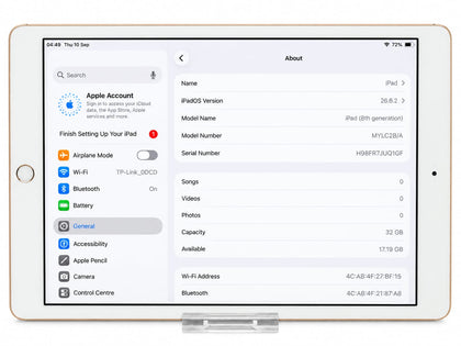 Apple iPad 8th Gen - 32GB