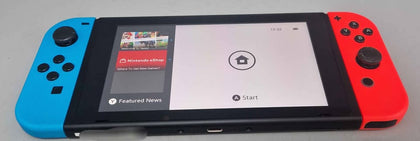 Nintendo Switch Console, 32GB + Neon Red/Blue Joy-Con