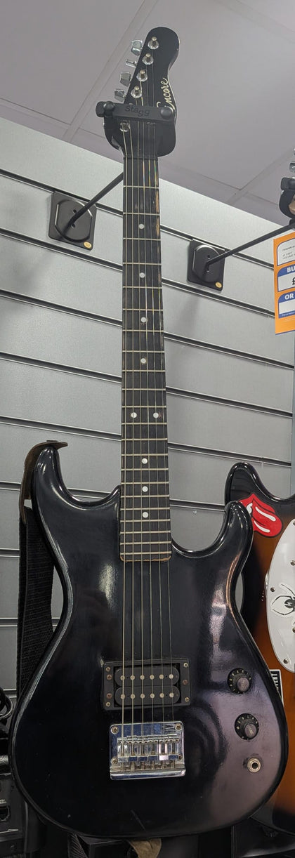 Encore Black Electric Guitar 6 String