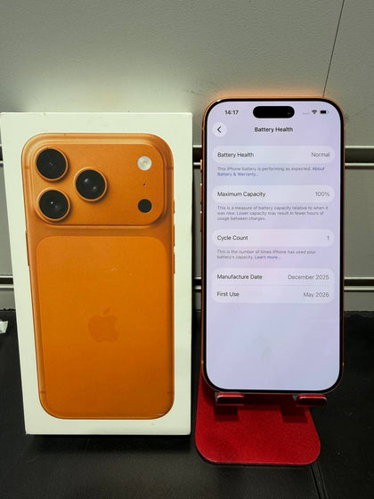 Apple iPhone 17 Pro (A3523) 256GB Cosmic Orange, Unlocked