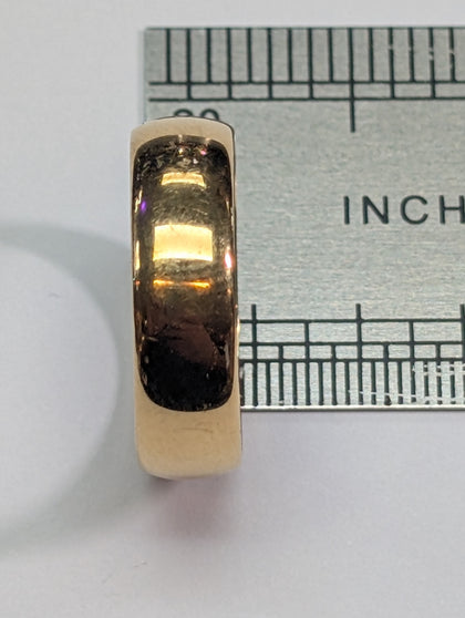 22ct Gold Wedding Band - Size R 1/2
