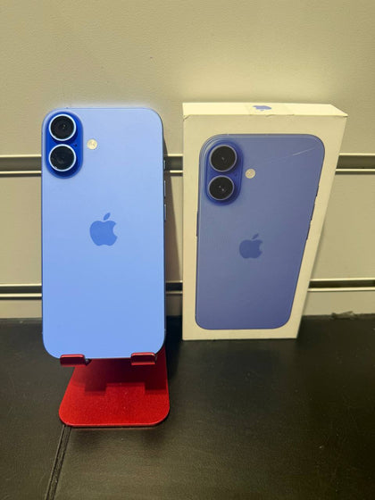 Apple iPhone 16 128GB Ultramarine, Unlocked 100% BH Cycle Count 4