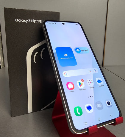 Samsung Galaxy Z Flip7 FE 5G 256GB AI Phone - White