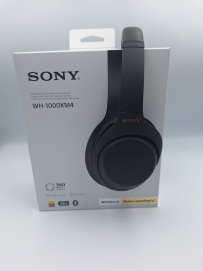 Sony WH-1000XM4 Wireless Noise-Canceling Over-Ear Headphones (Black) - Boxed