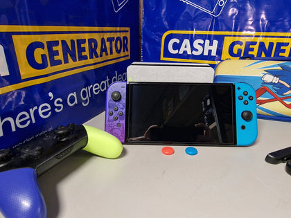 Switch Console, 64GB OLED Splatoon 3 + (normal Blue)/Purple Joy-Con