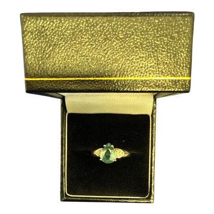 9K Gold With A Large Stone,3.5G, XRF Tested
