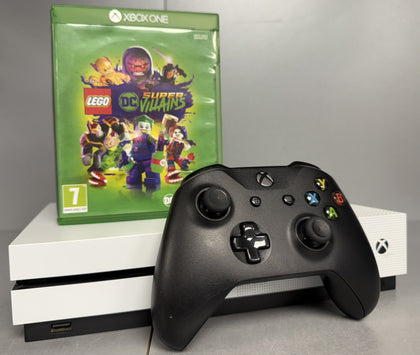 Microsoft Xbox One S 1TB Console Bundle ( + Lego DC Super Villains ) ** Unboxed **