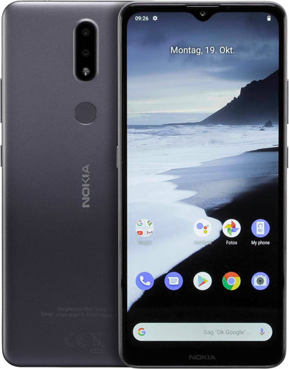 Nokia 2.4 (32 GB, Grey, 6.50 , Dual SIM, 13 MPX, 4G), Mobile PHONE, Grey