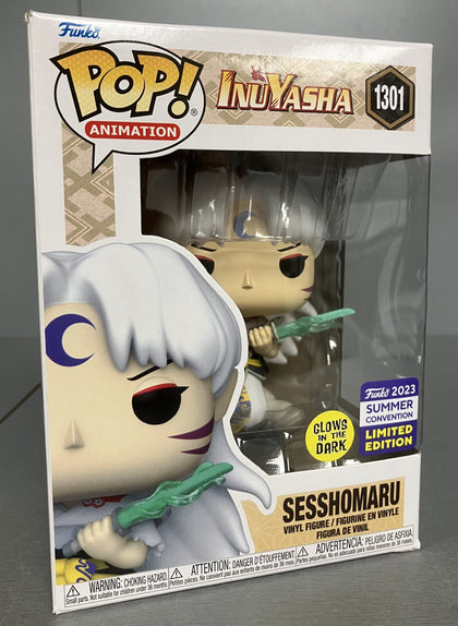 ** Collection Only ** Funko Pop! Animation Inuyasha Sesshomaru 2023 Summer Convention Exclusive #1301.