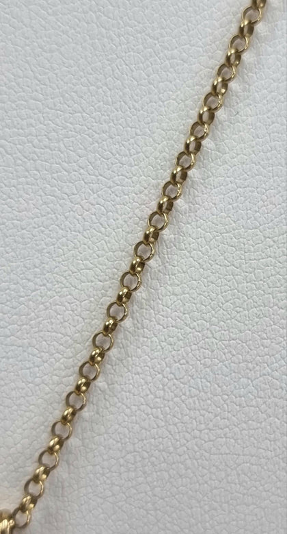 9ct Gold Chain With Diamond Pendant 0.50ct