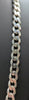 925 Hallmarked, Silver, Heavy Curbed Chain W/ Lobster Lock, 28", 193.3g