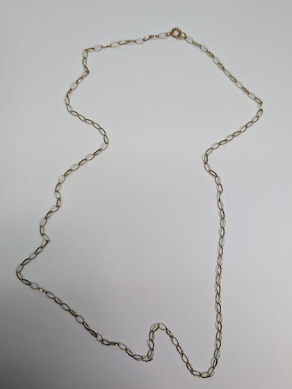 9ct Gold Hoop Link Chain