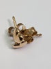 14ct Gold Pandora Heart earrings