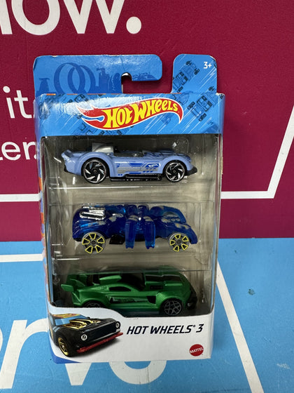 K5904 Hot Wheels 3-Piece Car Set.