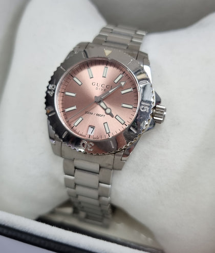 Gucci Dive Ladies Watch Pink