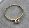 14Ct Gold Ring With CZ size N