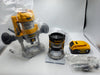 DeWalt DCW604NT-XJ 18v XR Brushless 1/4" Router In TSTAK Case - With Generic 8.0Ah Battery