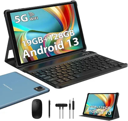 FLYCOAY Tablet 10 inch Android 14 128GB