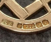 Antique 9ct Solid Gold Masonic Pendant Fob Hallmarked 1914 Birmingham