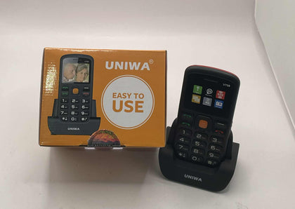 UNIWA MOBILE PHONE - Black & Red