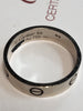 Cartier 18ct White Gold Plain Love Wedding Band - Size V (64) - 7.03g