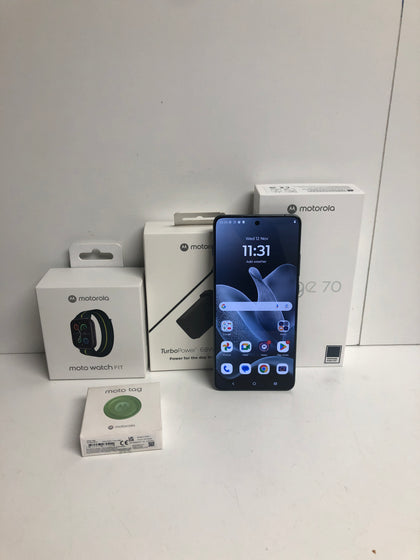 motorola edge 70 512GB plus moto watch fit, moto tag and 65w fast charger