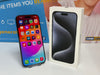 Apple iPhone 15 Pro Max 1TB Black Titanium 100% Battery Cycle Count 12