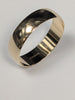 9CT Gold Wedding Band Ring Size P