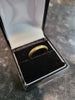 18ct Narrow Yellow Gold Band Ring - Size N - 3.82g