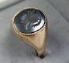 9ct gold Centurian Ring Size T1/2