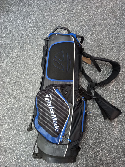 Wilson Deep Red Irons 3-9, P Wedge, Wilson Red Putter & Others (See Description) TaylorMade Dry Pocket Bag - Blue & Black