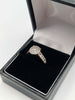 18ct White Gold Cluster Ring With 0.72ct Diamond Stone - 3.73 Grams - Size L