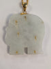9ct Gold Necklace With Jade Elephant