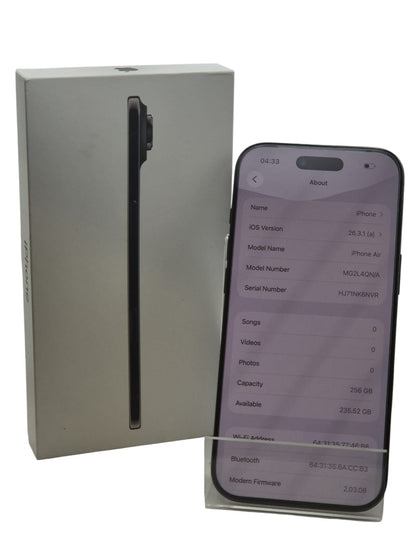 Apple iPhone Air 256GB - 2 YEAR WARRANTY