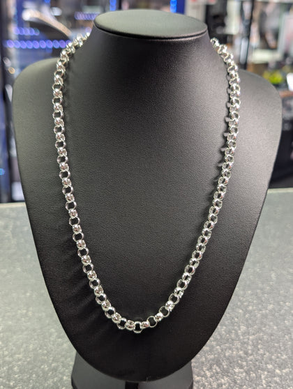 Brand New Silver Belcher Chain