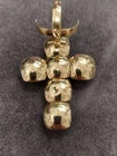 F BROS 1980 Gold & Gold on Silver Opening Masonic Orb Pendant