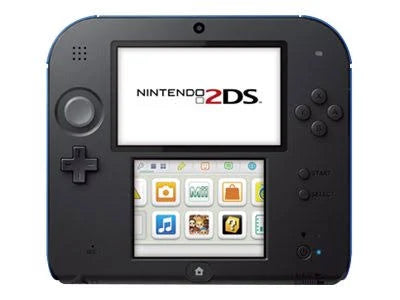 Nintendo 2DS Console Black & Blue With 2 Games ( 1 Unboxed)