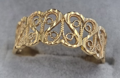 9ct Gold Ring Size 