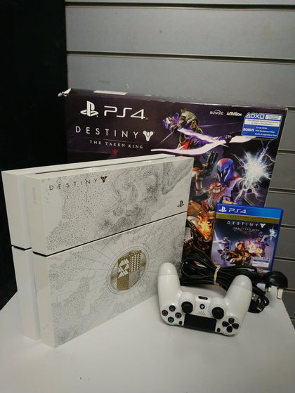 Playstation 4 Console, 500GB Destiny White, Boxed