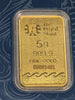 The Royal Mint Britannia 5g Gold bar Fine Gold