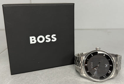 Hugo Boss Men's Principle Date Bracelet Strap Watch 1514123 ** Boxed **