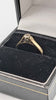 9ct Yellow Gold Single Cubic Zirconia Solitaire Ring - 1.60 Grams - Size O