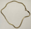 9ct Gold Double Curb Link Anklet/ Ankle 9.5” Chain