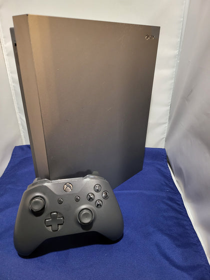 Xbox One X Console, Gold Rush Edition. Gold/Grey (No Game) with Controller