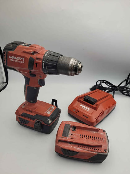 Hilti SF 6H-A22 Cordless Drill  22V 2 X 3.0 BATTERIES AND CHARGER
