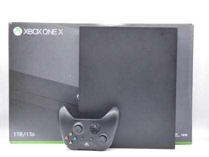 Xbox One X Console, 1TB, Black, Boxed.