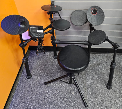 ** Collection Only ** Carlsbro CSD100R Electronic Drum Kit 7 Piece Set Stool and Headphones