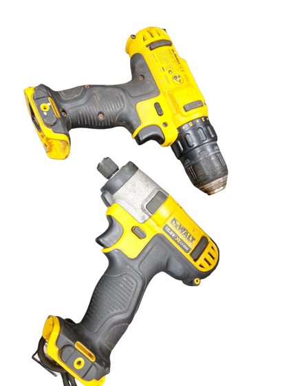 DEWALT 12V XR TWIN PACK DRILL AND IMPACT DRIVER KIT WITH 1X 1.5AH AND 1X 3AH BATTERY