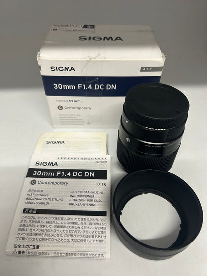 Sigma 30mm F 1.4 Dc Dn Canon Ef-m Lens