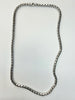 18ct White Gold 21" Box Chain